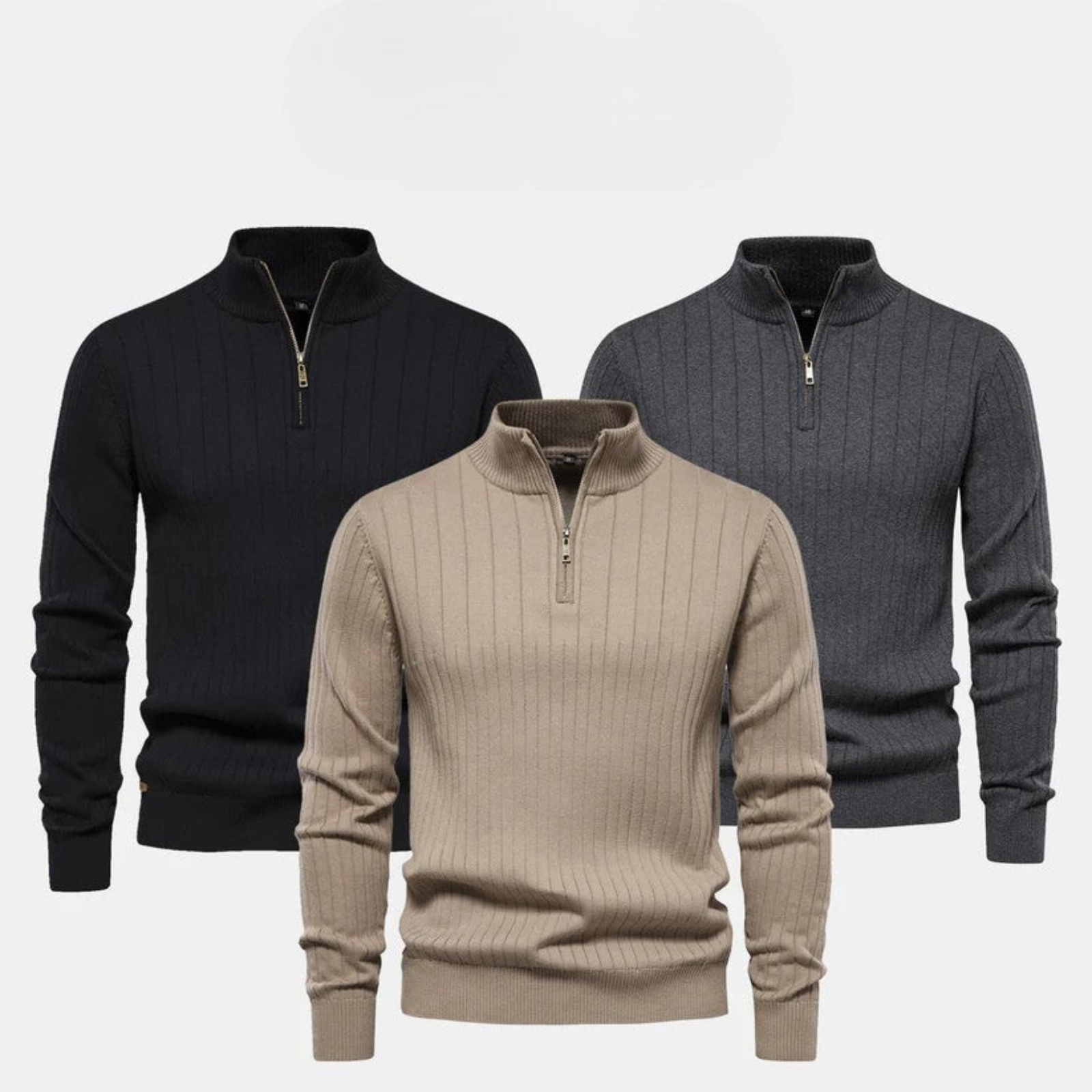 Sweatshirt mit Reißverschluss