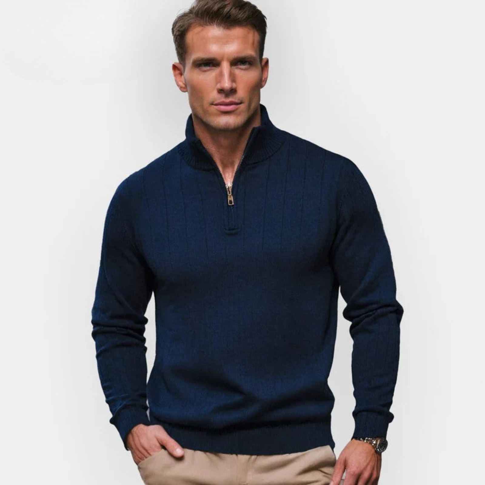 Sweatshirt mit Reißverschluss