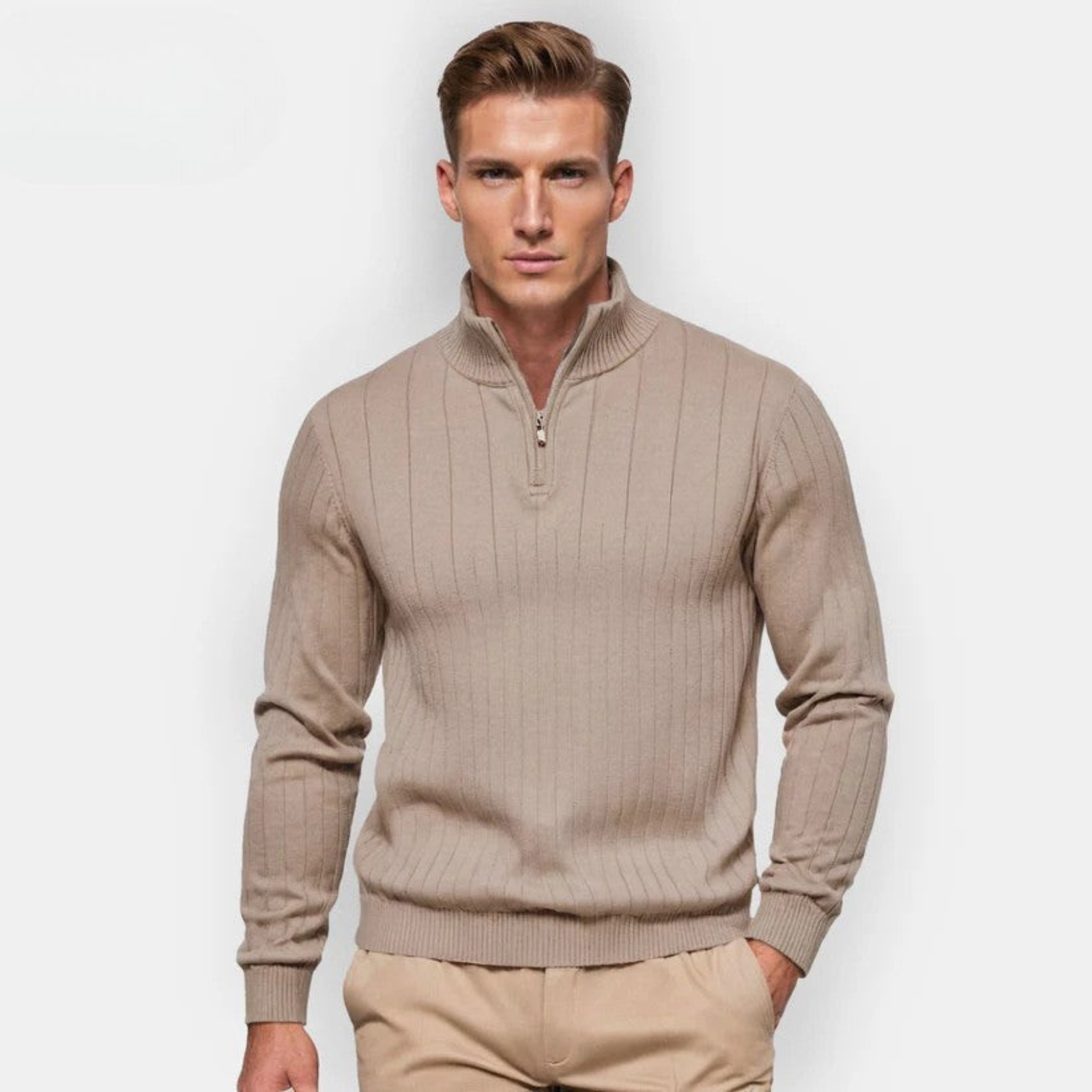 Sweatshirt mit Reißverschluss